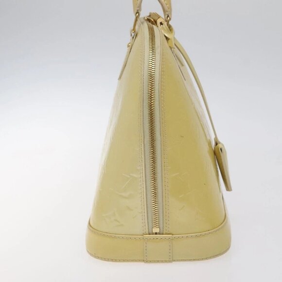 LOUIS VUITTON Monogram Vernis Alma PM Hand Bag Broncorail M91445 LV Auth bs25326 - Picture 3 of 16